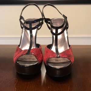 JustFab Platform Sandal Heels